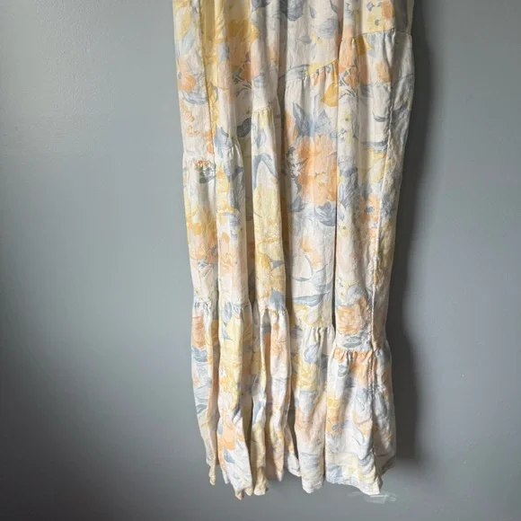 Abercrombie Asymmetrical Tiered Maxi Dress Size small - Picture 5 of 6